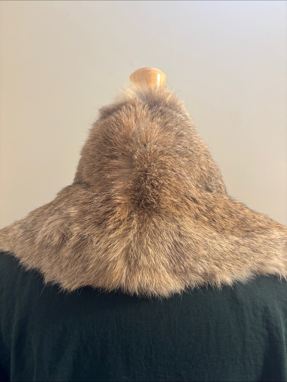 Louis Vuitton Brown Rex Rabbit Fur Vest with Large Monogram - Picture 5 of 8